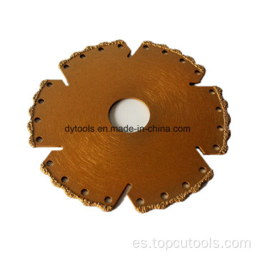 Diamante Disc/Saw Blade/cuchilla de diamante de vacío Breaded